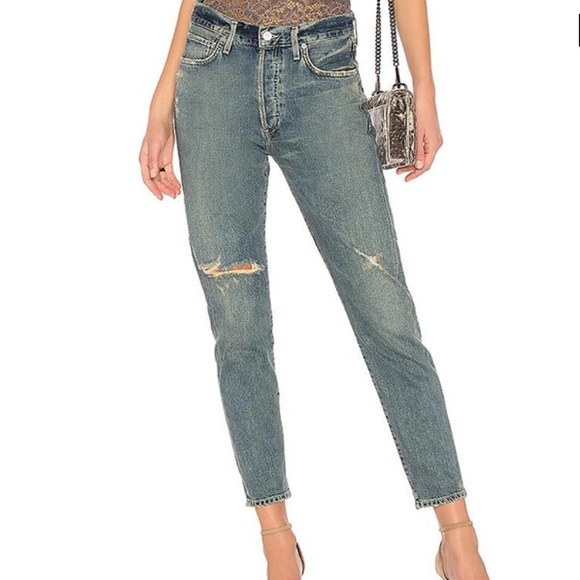 Citizens of Humanity Liya Straight Crop Jeans in Norlander Wash - Picture 2 of 13